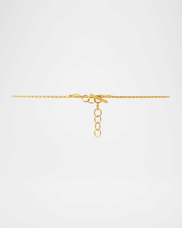 Skinny Brass Chain Belt